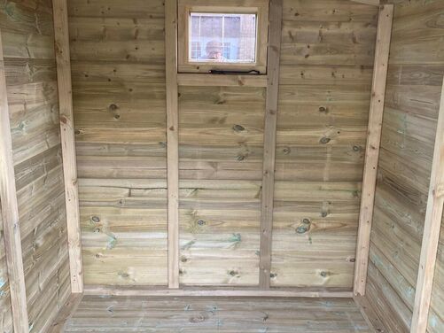 #P079 8x6 Pent Shed