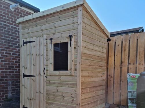#P074 6x4 Pent Shed