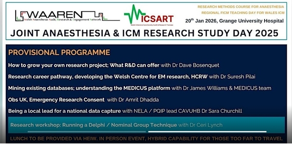 WAAREN Research course January 20th, 2026