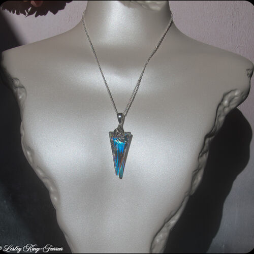 Aurora Borealis Crystal Shard Necklace