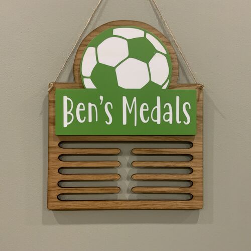“ FOOTBALL “ Medal display hanger