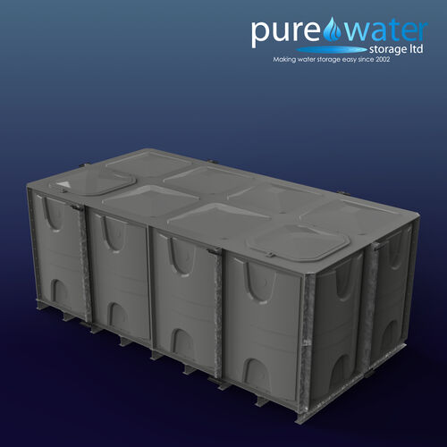 PW.4X2X1.5.IFB.DIV.AG(2+2) - 12000 LITRE DIVIDED SECTIONAL WATER TANK, INTERNALLY FLANGED BASE (IFB)