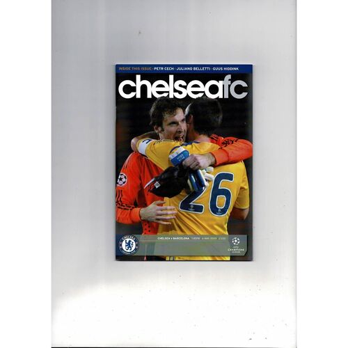 Chelsea v Barcelona Champions League Football Programme 2008/09