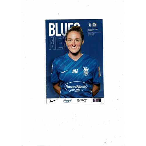 2021/22 Birmingham City v Chelsea Women's FA Cup Football Programme