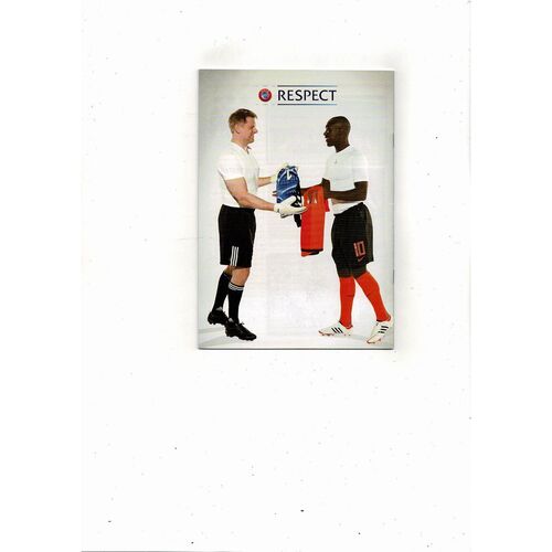 Ajax v Manchester City Champions League Football Programme 2012/13