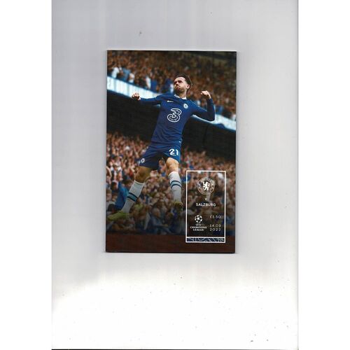 Chelsea v Salzburg Champions League Football Programme 2022/23