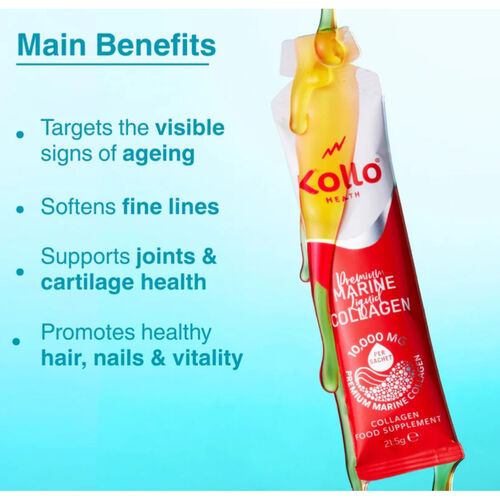 Kollo® Liquid Marine Collagen Drink Premium Marine Collagen Liquid Sachets (14 x 21.5g) 14 Days Supply