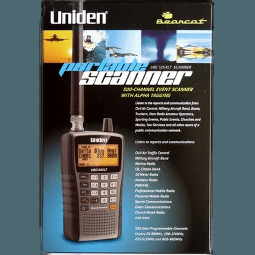 Uniden UBC-125XLT Handheld Scanner | Radio Waves Communications UK