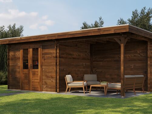 300cm x 250cm + 300cm Veranda