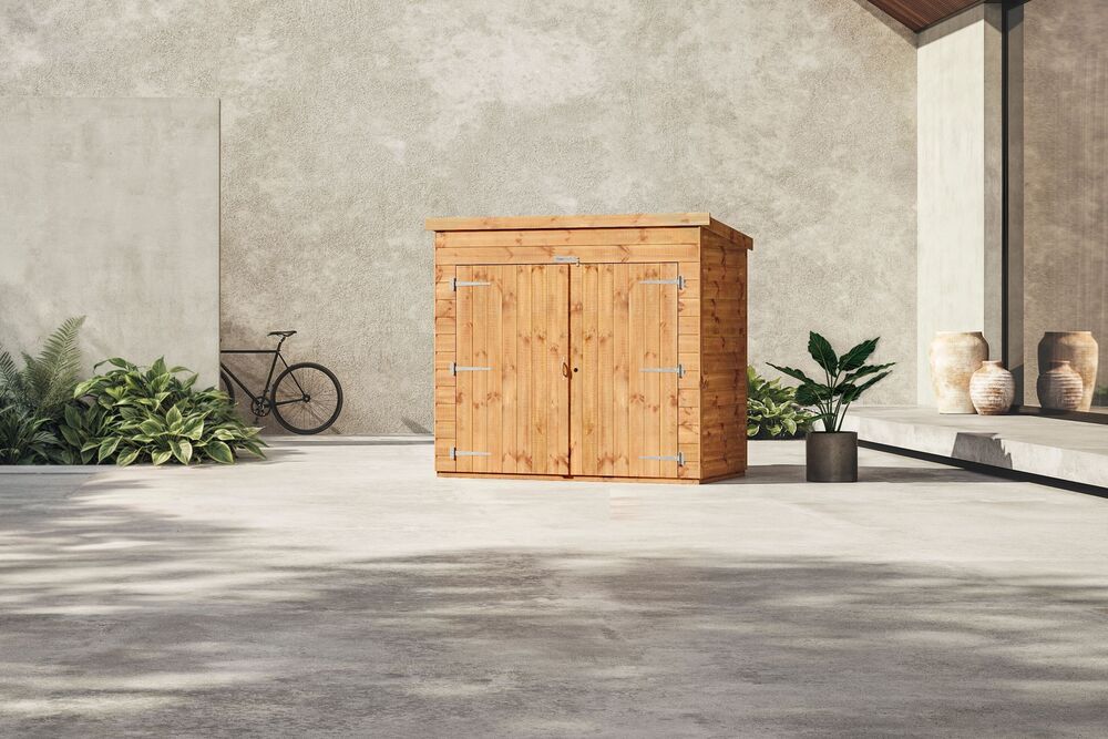 Pent Bike Shed 6x2 (High)