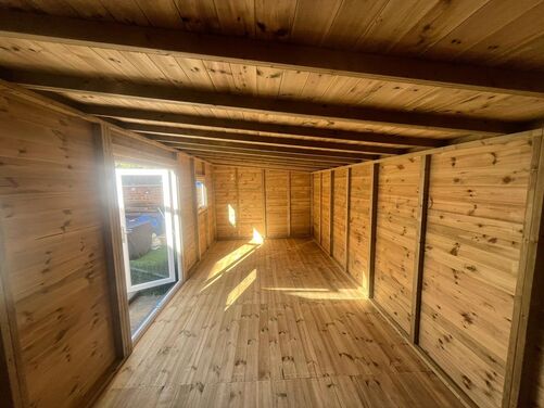 #PVC082 24x10 Pent Summer House