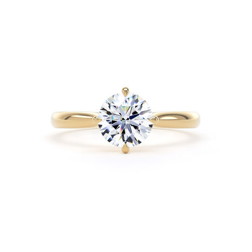 Round brilliant wanderlust solitaire