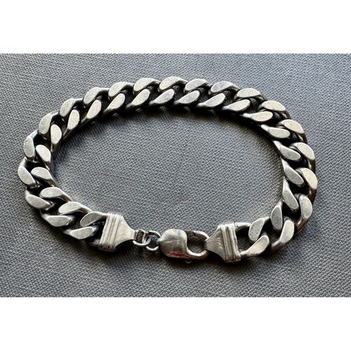 .925 Italian gents heavy sterling silver bracelet