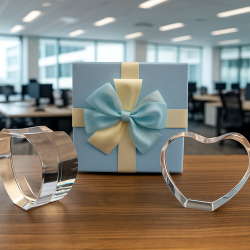 The Beautiful Tiree 9x8x4cm 3D Pure Crystal Heart