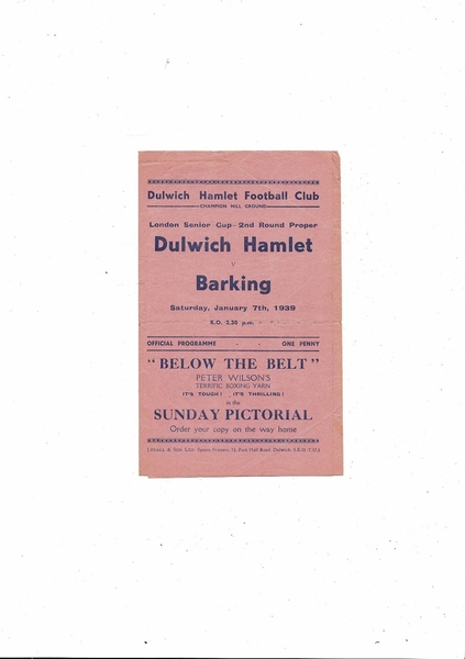 Many more Football Programmes listed today