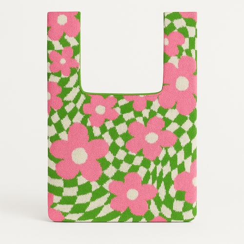 Bloom Swirl knitted Bag