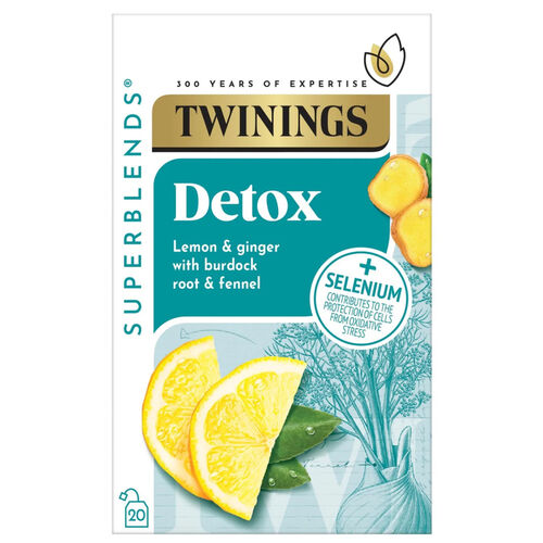 Twinings Superblends Detox with Lemon, Ginger & Fennel