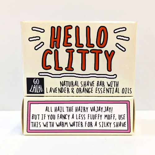 Hello Clitty Shave Bar Orange & Lavender Funny Gift