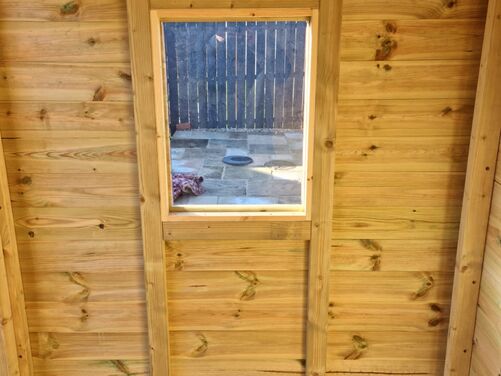 #P068 7x5 Pent Shed