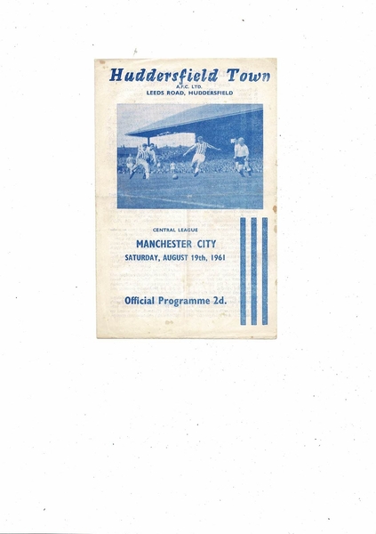 Football Programmes being listed today