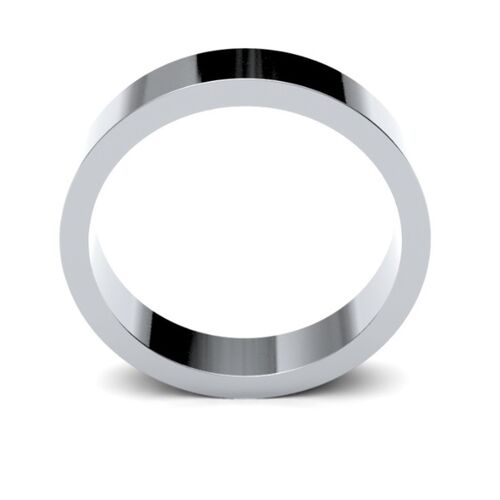 18ct 4mm FLAT PROFILE