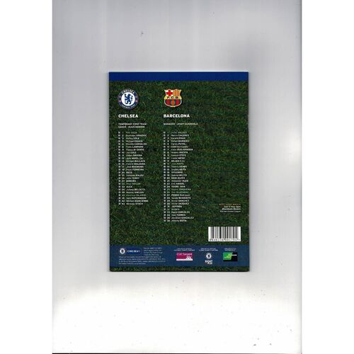 Chelsea v Barcelona Champions League Football Programme 2008/09