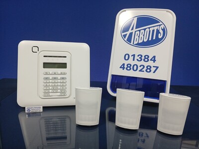 Wireless burglar alarm system