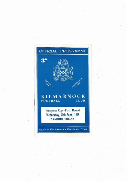 Football Programmes being listed today