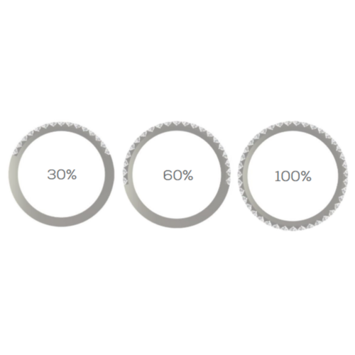 9ct 4mm DIAMOND SET double row round brilliant cut channel