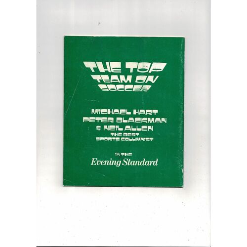 1977 London Five a side Football Programme
