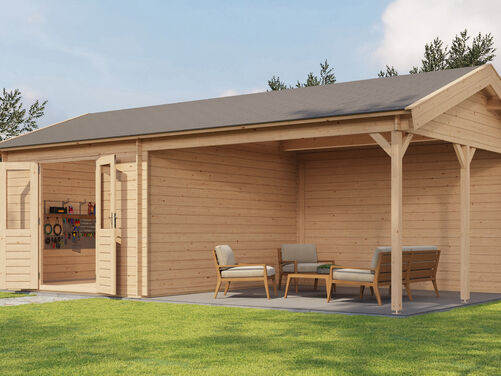 300cm x 400cm + 400cm Veranda