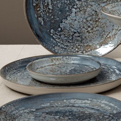 Dark Moon Walled Plate 21cm