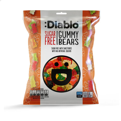 Diablo Diabetic Sugar Free Gummy Bears 75g