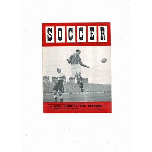 Soccer Football Magazine Vol. 2 No. 6 January 1950