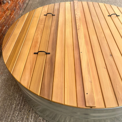 Round Cedar Lid
