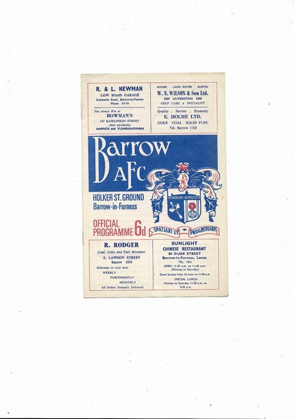Many more Football Programmes listed today