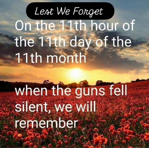 **Lest we forget**