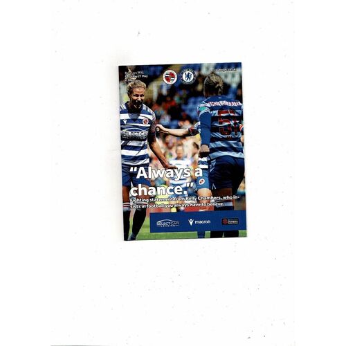 2022/23 Reading v Chelsea Womens Super League Football Programme