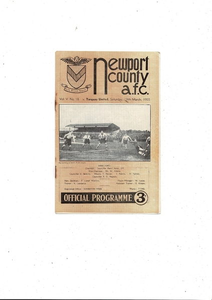 Latest Football Programmes being listed today