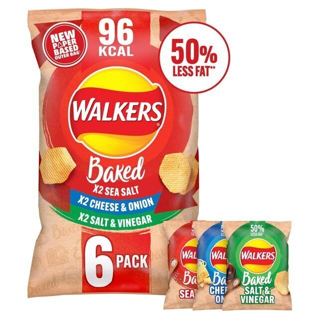 Walkers Baked Variety 6pk