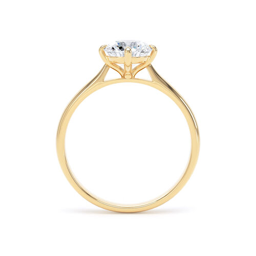 Round brilliant wanderlust solitaire