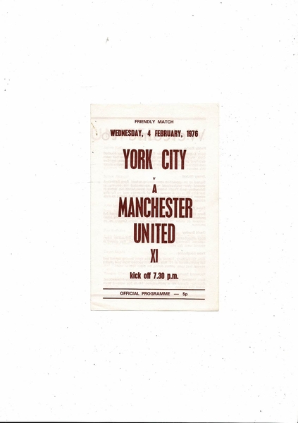 Listing Football Programmes today
