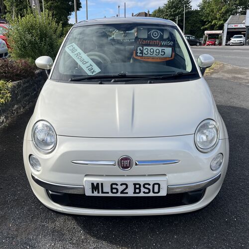 2012 (62) FIAT 500 LOUNGE 1.2 3 DOOR 