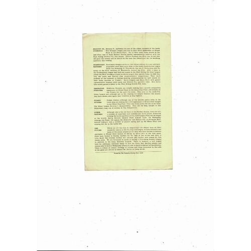 Headingley Rangers v Beeston St Anthonys Leeds Snr Cup Final 1965 @ Leeds Utd