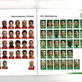 VfL Wolfsburg v Manchester United Champions League Football Magazine 2009/10
