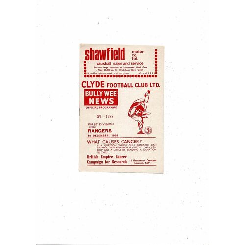 Scottish 50’s & 60’s Football Programmes