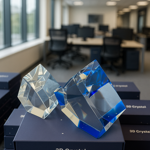 The Super Large 3D Jura Colour Iceberg Crystal