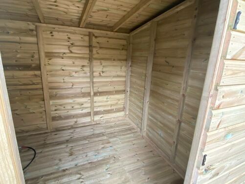 #P077 18x8 Pent Shed