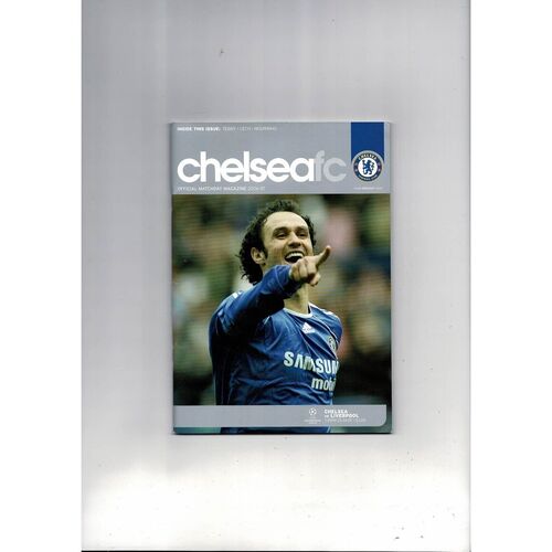 Chelsea v Liverpool Champions League Football Programme 2006/07