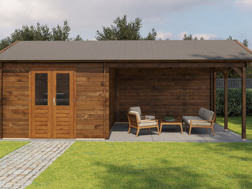 300cm x 400cm + 400cm Veranda